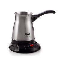 Cafetière compacte RAF R.7506 600W 0.5L Chaleur uniforme Nettoyage facile Interrupteur indicateur pour la préparation quotidienne de café chaud à la maison ou au bureau