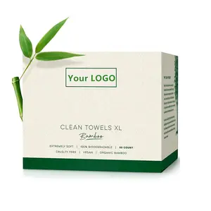 Clean Skin Towels XL Manufacturer Factory Bamboo Biodegradable Disposable Face Towel Clean Skin Club Bamboo Disposable Towel