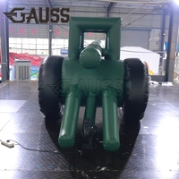 Modèle de howitzer gonflable M7 Air sur mesure, échelle 1:1, maquette de canon Bofors haute précision pour l'extérieur