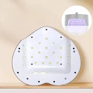 Nuevo Set de Manicura 86W X70 con Forma de Corazón, Secador de Uñas UV LED Inalámbrico Recargable con Diamantes, Más un Mini Secador de Mano de Regalo - Product Image 4