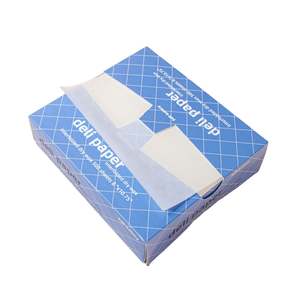 Emballage Durable 12\" X 10.75\" Papier Deli Ciré Sec Feuilles d'Emballage Alimentaire pour Sandwich Pop-Up (Paquet de 500) - Product Image 1