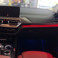 Kit d'éclairage ambiant dynamique contrôlé par application TMPRO pour BMW X3 G01 X4 G02 2018-2024, kit LED 64 couleurs, synchronisation musicale, décoration intérieure de voiture