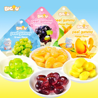 Haccp Snoep Fabrikanten Verkoop Peeling Gummy Candy Jelly Fruit Peelers Gummis Snoep Bulk Bestelling Voor Groothandel
