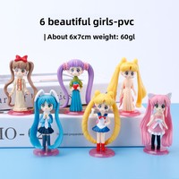 Poupée Artisanale en PVC Solide pour Jeunes Filles, Décoration Gâteau de Lune, Boîte Mystère pour Enfants de 7 à 12 Ans