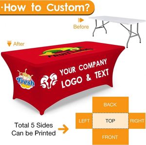 Mantel de Tela Elástica Impermeable Barato al por Mayor con Logotipo Personalizado para Publicidad Empresarial, Ferias Comerciales y Eventos - Product Image 4