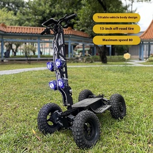 Scooter Eléctrico Plegable de Alta Velocidad con Doble Motor, 13 Pulgadas, Cuatro Ruedas, Batería de 21ah para 80km, Aventuras al Aire Libre, Jyop-mia13 4d - Product Image 5