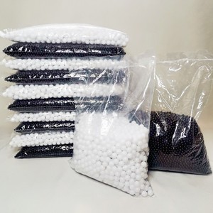 500g White Acrylic <strong>Beads</strong> <strong>Black</strong> Acrylic <strong>Beads</strong> Loose Round Plastic <strong>Beads</strong> for Jewelry Decoration Making - Product Image 2