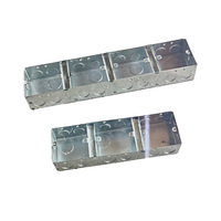 Verzinkte Stahl-Elektroverteilerdose Schalter-Steckdose IP65 CE-Zertifiziert 0,8-1,2mm Dicke
