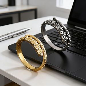 Herren Geometrischer Wasserdichter Vergoldeter Edelstahl Kristall-Strass Bart-<span class=keywords><strong>Ring</strong></span> Klassischer Unisex Verstellbarer Offener CNAS-Zertifizierter <span class=keywords><strong>Ring</strong></span> - Product Image 1