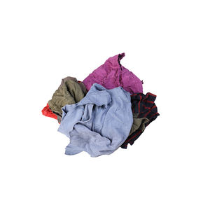 10kg 20kg 25kg ミックスカラー Tシャツ リサイクルコットン 機械用ウエス 衣類 100KG 梱包 再生綿ラグ - Product Image 4