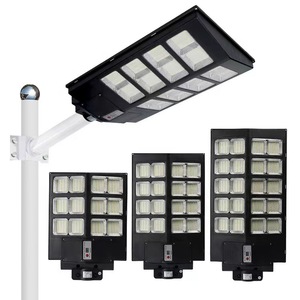 ไฟถนนโซลาร์เซลล์ LED ออลอินวัน กำลังสูง 15000mAh แบตเตอรี่ในตัว กันน้ำ IP65 กำลังไฟ 180W พร้อมมุมกระจายแสง 180 องศา - Product Image 1