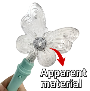 Bướm nhựa nhấp nháy Cây Đũa phép trẻ em bên ánh sáng lên dùi cui mùa xuân Fling Đảng Cây Đũa phép dẫn Cổ Tích Cây Đũa phép - Product Image 5