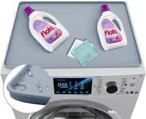 Waterdichte Wasbare Siliconen Top Beschermmat Voor Bovenkant Van Wasmachine En Droger Ondersteuning Warmte Wasmachine En Droger Mat Voor Thuis Keuken L