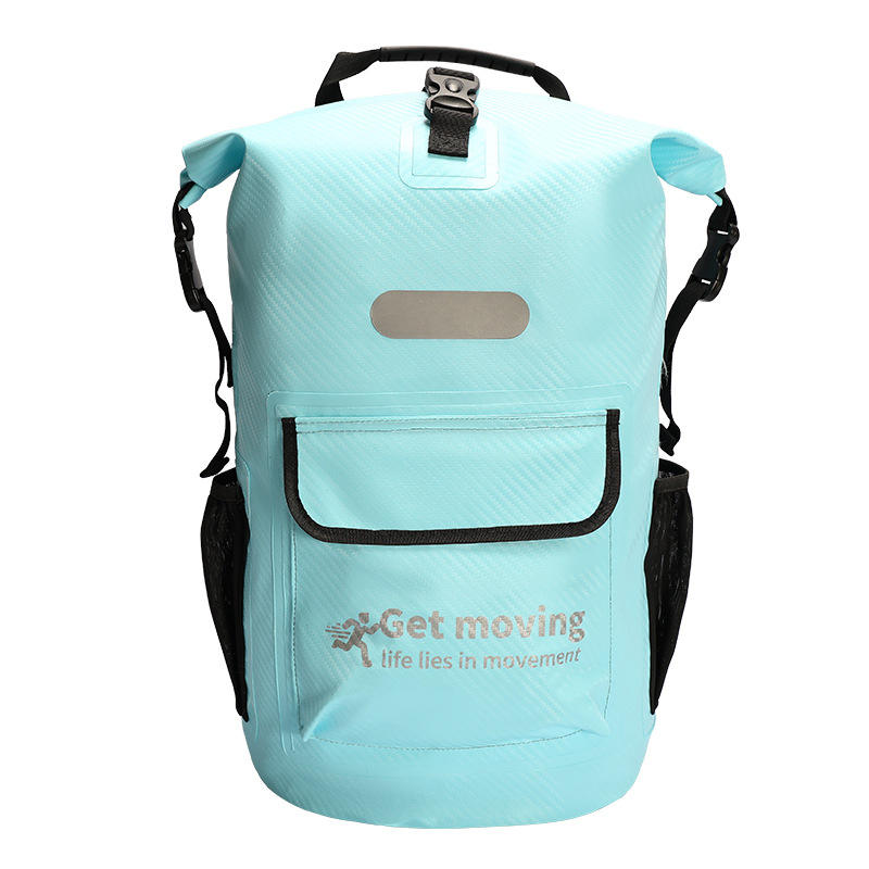 ลายปั๊มนูนคาร์บอนไฟเบอร์สีฟ้าอ่อน