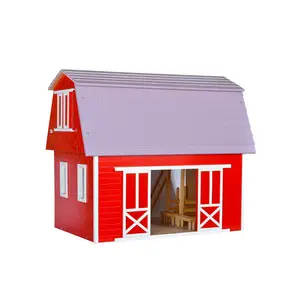 DIY Деревянные загородные миниатюрные фермерские домики кукольные домики