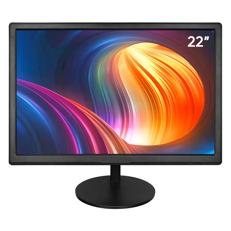 จอ LCD LED คอมพิวเตอร์ตั้งโต๊ะสีดำ15/17/19/22/24/27นิ้วสินค้ามือสองมือสอง