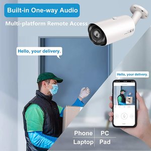 High-end HIK uyumlu 12MP ColorVu tam renkli açık CCTV IP kamera dahili mikrofon insan vücudu/araç algılama - Product Image 4