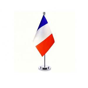 High Quality Custom Logo Design 14*21cm Polyester Desk Flag Promotional World Country <b>Mini</b> <b>Table</b> Flag - Product Image 3