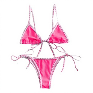 Nuevo Bikini de Dos Piezas con Diseño de Parches de Secado Rápido y Ecológico, Traje de Baño Sexy para Mujer - Product Image 3