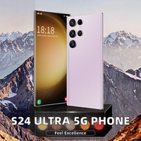 Smartphone 5G LTE Ultra-High S24 2024 avec appareil photo 108MP, stockage 1 To, écran LCD 120Hz, prise en charge du français, étanche, Octa Core, Android 13