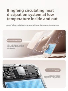 Anker แบตเตอรี่สำรอง Air2นาโนแบบบางเฉียบ5000mAh, แบตเตอรี่แม่เหล็ก7.5W ชาร์จไร้สายสำหรับ iPhone - Product Image 4