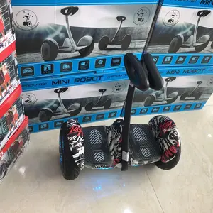 Manufacturer two-wheel electric balance car scooter wireless and APP smart control self-balancing hoverboard with handle bar