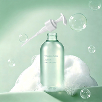 Bouteille pompe en plastique PET écologique de 300 ml et 500 ml, vide, rechargeable, pour shampoing, gel douche, distributeur de cosmétiques