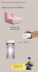 [SeaFav] Chaise <span class=keywords><strong>Togo</strong></span> sous vide en gros - Canapé lounge crème pour petits espaces, 70 % d'économie sur les frais de transport - Product Image 2