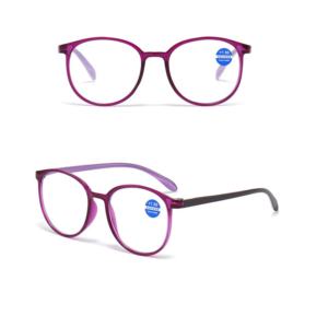 男性と女性のための高精細丸型老眼鏡 高齢者向けのブルーライト防止メガネ - Product Image 5