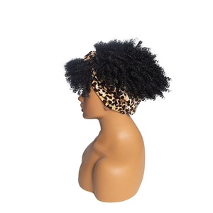 Perruque courte bouclée parfumée et charmante J308, bandeau en fibre synthétique pour femmes, convient à toutes les formes de visage - Product Image 3