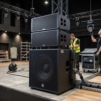 Système de sonorisation professionnel pour scène, haut-parleur large bande, sonorisation PA pour concert, spectacle en direct, église, club, événement