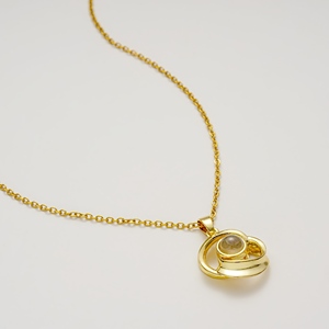 [Rame] collana <span class=keywords><strong>di</strong></span> proiezione <span class=keywords><strong>di</strong></span> fiori rosa con foto personalizzata all'interno <span class=keywords><strong>di</strong></span> gioielli con ciondolo <span class=keywords><strong>di</strong></span> tipo Harry nascosti personalizzati - Product Image 5
