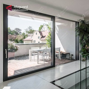 Porte coulissante à persienne standard américaine Prix de la porte patio coulissante à 3 panneaux Nouveau design de porte patio <span class=keywords><strong>véranda</strong></span> à 3 panneaux Porte coulissante en verre - Product Image 1