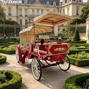 Vente en gros usine : Chariot rétro électrique à batterie pour activités commerciales en extérieur, type calèche de chevaux - Product Image 1