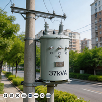 Transformateur de distribution monophasé 15 kV 75 kVA pour poteau électrique rural