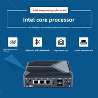 Iwill N1121 J6412 Mini computadora 4K Triple pantalla 3x2,5 Puertos Ethernet Mini PC industrial sin ventilador