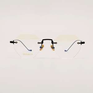 Monturas de Gafas de Titanio sin Aro, Totalmente en Stock, Proveedor Rápido, <span class=keywords><strong>Descuento</strong></span> de Fábrica, Venta al por Mayor y al Detal, Logotipo Personalizado, Monturas de Gafas en Stock - Product Image 5