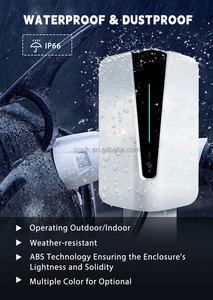 Nuovissima Colonnina di <span class=keywords><strong>Ricarica</strong></span> EV da 22KW con Schermo LED, Montaggio a Parete, Protezione IP65, per Uso Domestico e Commerciale - Product Image 3