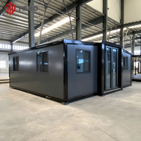 Avrupa Standartlarında Prefabrik Konteyner Ev Modern Çevre Dostu Yaşanabilir Katlanabilir 20ft Genişletilebilir Konteyner Ev