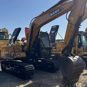Excavatrice d'occasion SANY 135 de haute qualité à bas prix, moteur Isuzu d'occasion fourni, machine d'ingénierie Kawasaki, Chine - Product Image 1