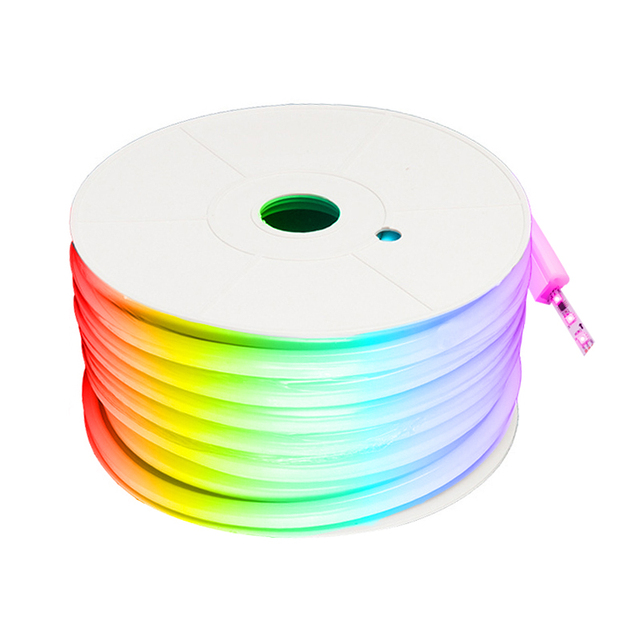 5m/lot LED Magic Color Flexible Neon Strip Addressable Digital Pixel Lamp Bar RGB DC 24V SMD 5050 External WS2811 IC 60leds/m