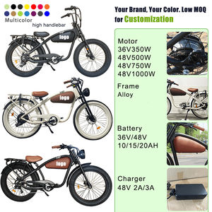 OEM personalizar Color 26 pulgadas * 4,0 Fat Tire 48V 500W <span class=keywords><strong>bicicleta</strong></span> de montaña electrónica <span class=keywords><strong>bicicleta</strong></span> eléctrica Chopper <span class=keywords><strong>bicicleta</strong></span> con CE - Product Image 4
