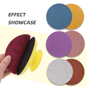 5 pouces 125mm crochet et boucle tampon <span class=keywords><strong>de</strong></span> ponçage <span class=keywords><strong>manuel</strong></span> blocs PU mousse <span class=keywords><strong>bloc</strong></span> <span class=keywords><strong>de</strong></span> ponçage à la main pour outils abrasifs disque polissage meulage - Product Image 6