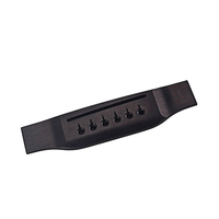Premium Ebony Bridge 152.5MM Acoustic Guitar Bridge for 6 String Acoustic Guitar Replacement Part