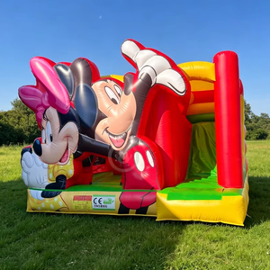 Château gonflable extérieur commercial, structure gonflable aquatique <span class=keywords><strong>Minnie</strong></span> Mouse - Product Image 1