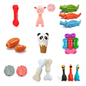 Jouets à mâcher pour chiens, brosses à dents multiples personnalisées, en TPR durable, motif os, pour le nettoyage dentaire, en caoutchouc pour animaux de compagnie, vente chaude - Product Image 5