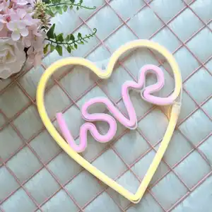Newish Acrylic Luminous Neon Signs Led Signature small Neon Light for Bedroom Wedding Party Christmas Home Decoration