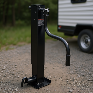 Supporto per Tubo con Attacco a Saldare, Martinetto Girevole per Rimorchio, Capacità 12000 Libbre, Corsa Verticale 12,6 Pollici per Rimorchi - Product Image 2