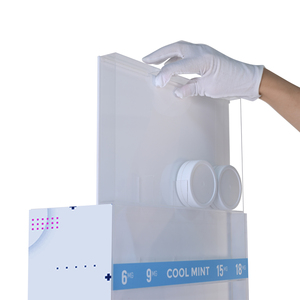 Apex đôi bên <span class=keywords><strong>6</strong></span> tầng Acrylic khói hiển thị đứng tùy chỉnh <span class=keywords><strong>Countertop</strong></span> khói cửa hàng hiển thị với Pusher - Product Image 5