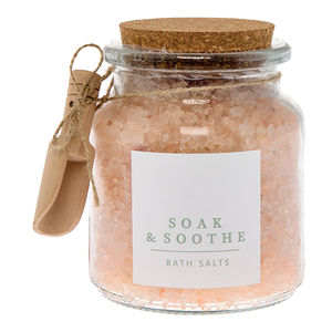 Bain moussant au <span class=keywords><strong>sel</strong></span> de l'Himalaya à la lavande en marque propre avec gommage au <span class=keywords><strong>sel</strong></span> de mer rose grossier - Product Image 1